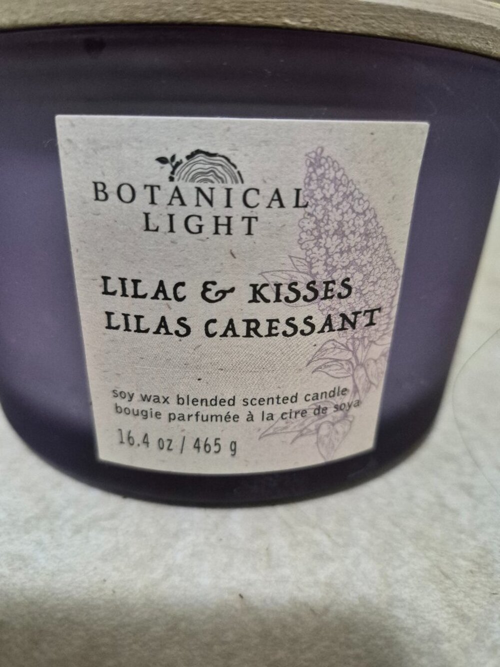 Botanical Light Candle
